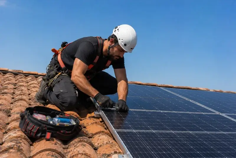 Maintenance et monitoring de panneaux solaires à Granges-les-Beaumont